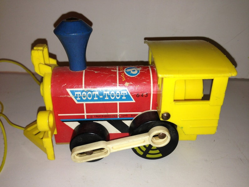 Vintage 1964 Toot Toot Fisher Price Train | Etsy