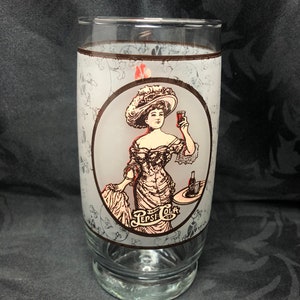 Gibson Girl Pepsi Cola Glass