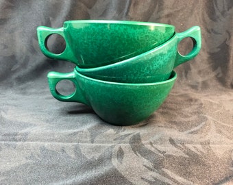 Dark Green Color Flyte Cups, Set of 3