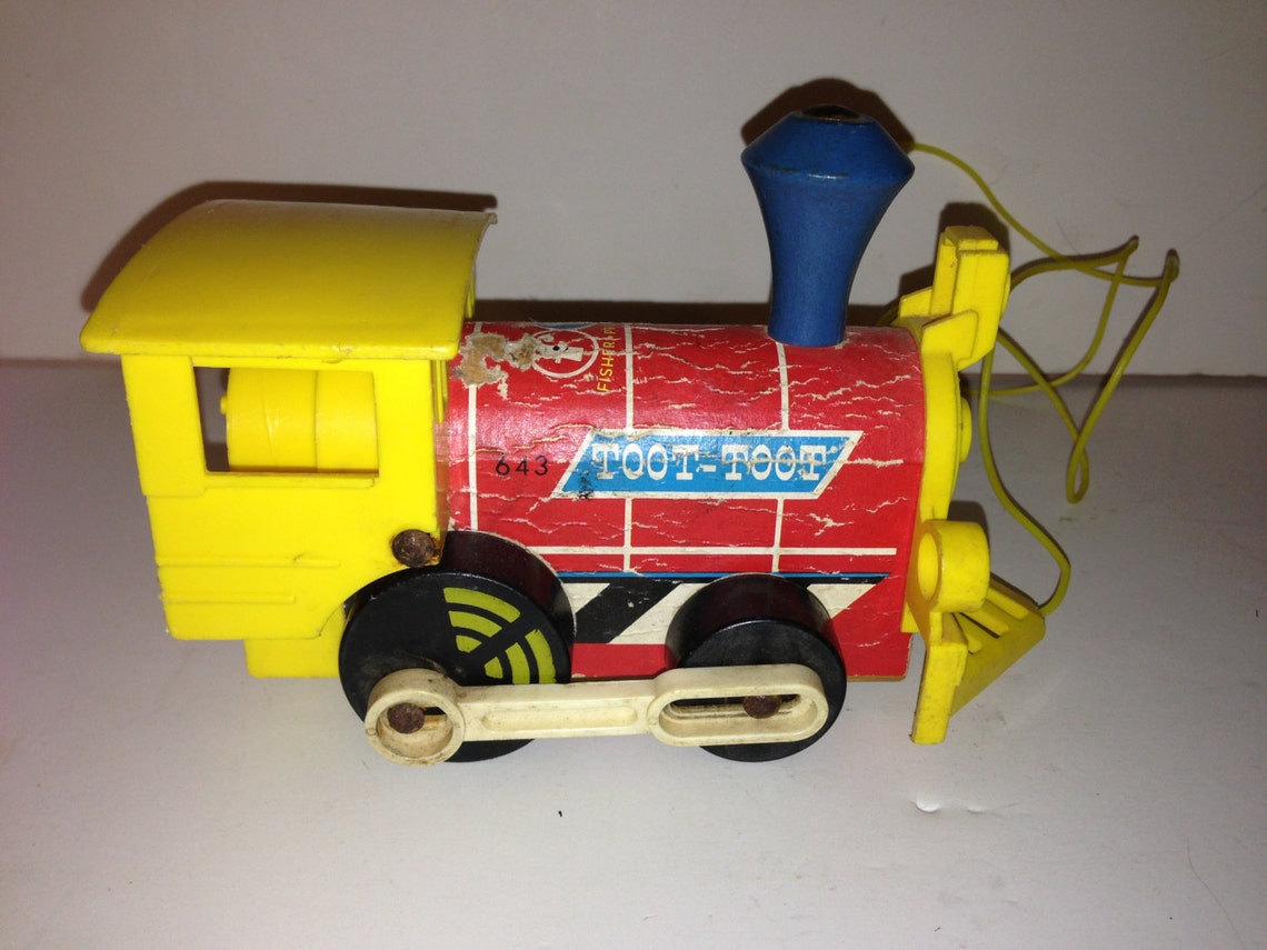 Vintage 1964 Toot Toot Fisher Price Train | Etsy