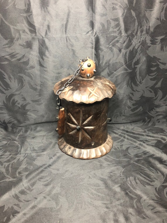 Spanish Wooden Medieval Mace Container Etsy