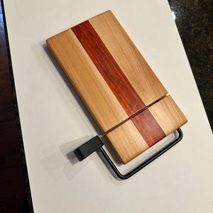 Handmade Wooden Cheese Slicer Board