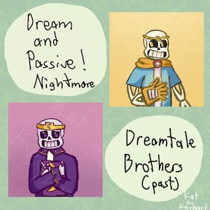 Past Dreamtale Brothers Buttons