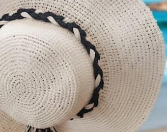 Add a Pop of Summer Charm with This Handmade  Crochet Sun Hat - wicker hat