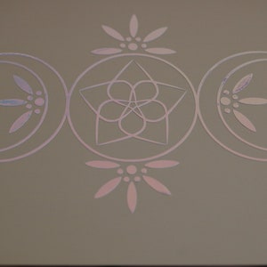 Triple Moon Goddess Holographic Decal image 4