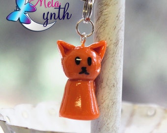 Orange Cat Charm