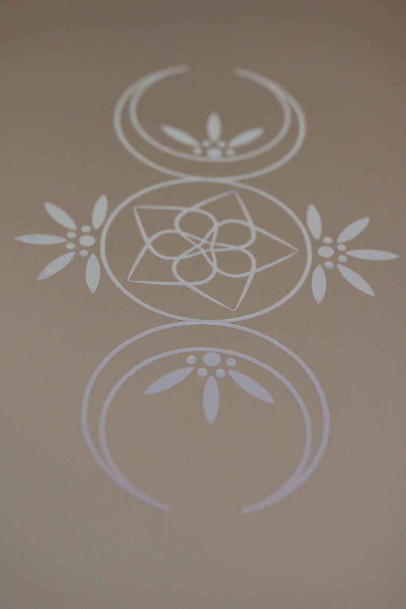 Triple Moon Goddess Holographic Decal image 5