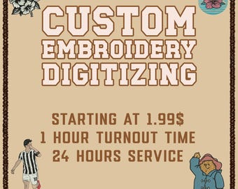 Custom Embroidery, Image Digitizing, Logo Digitizing, Weihnachten Custom Embroidery, Embroidery, Individuelle Stickerei, EMB File, PES files
