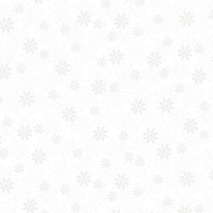 May include: A white background featuring a repeating pattern of small, pale grey flowers. The flowers are evenly distributed, creating a subtle floral design. The overall effect is soft and delicate, suitable for various applications.
