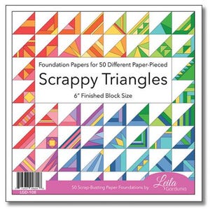 Foundation Paper Piecing Pads by Leila Gardunia Scrappy Triangles