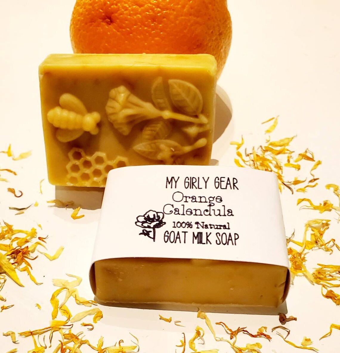 calendula bar soap