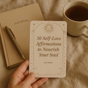 Cartes d'affirmation amour de soi