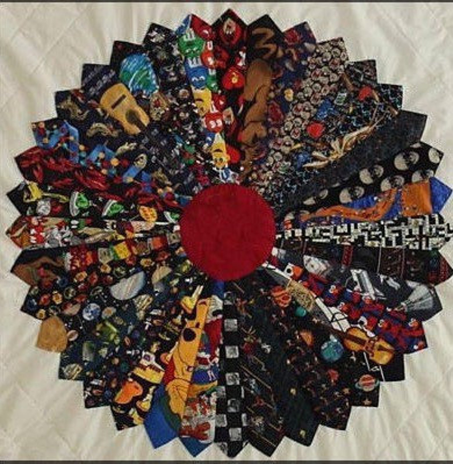 Wall Decor Quilt Necktie Quilt Men's Necktie Quilt Etsy