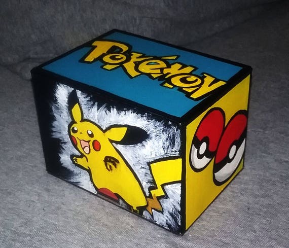 Pokemon Deck Box Made To Order For Pokemon Card Deck Pikachu Charizard Hand Painted
