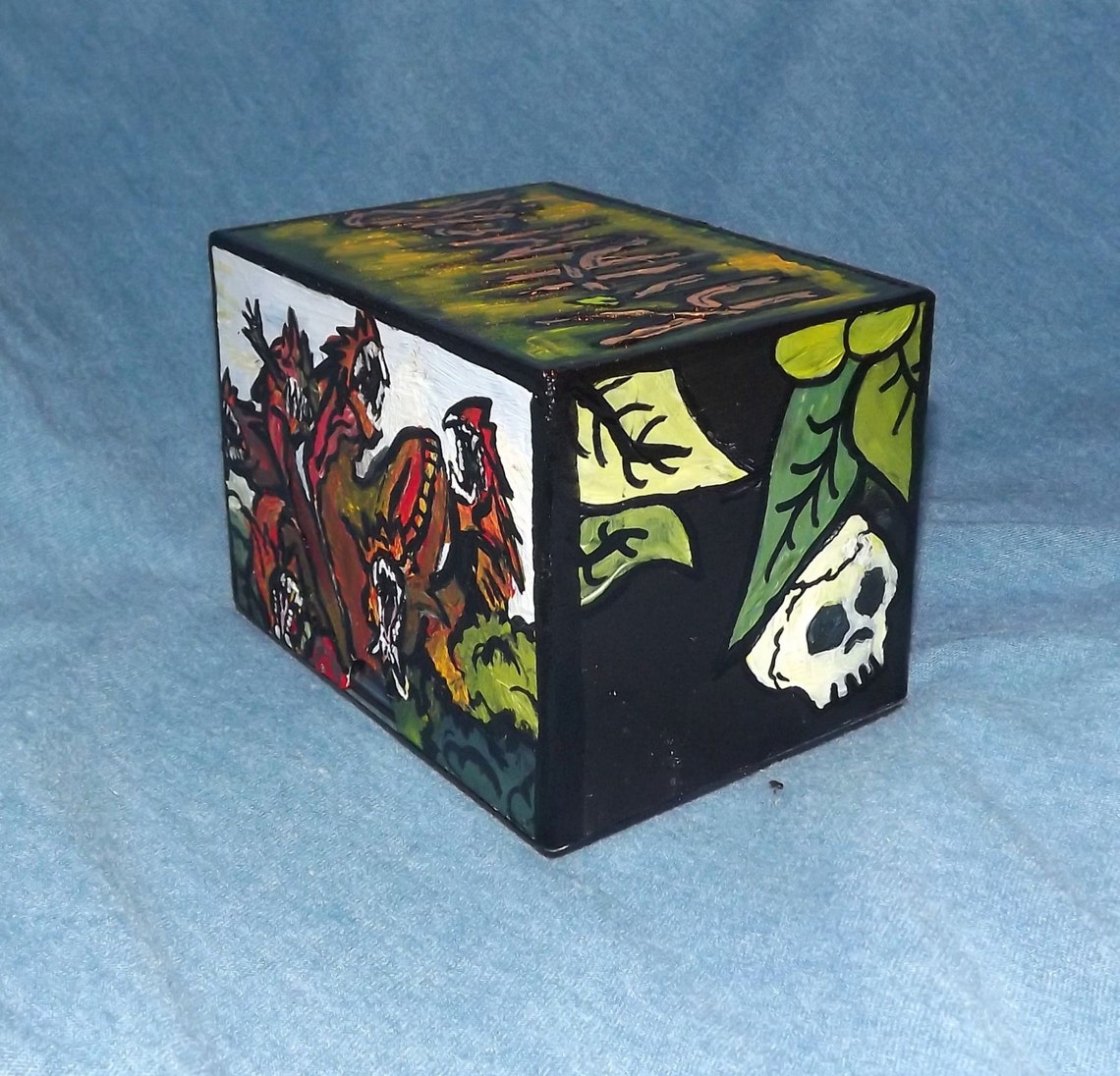 MTG DECK BOX CustomDesign & Handpainted Magic the Etsy