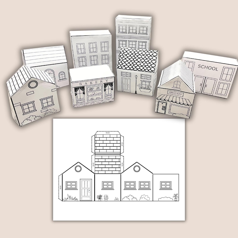 Mini 3d Building Model - Etsy