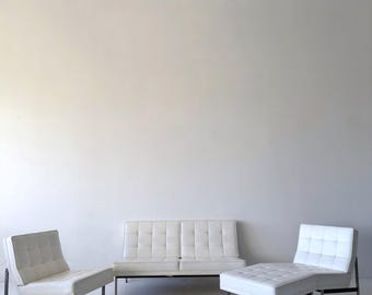 Vintage Florence Knoll modular leather sectional with Modernica tags