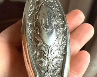 Antique Stamped Sterling Silver Monogrammed Hairbrush Webster engraved webster | Accessories | Antique Stamped Sterling Silver  main image 2