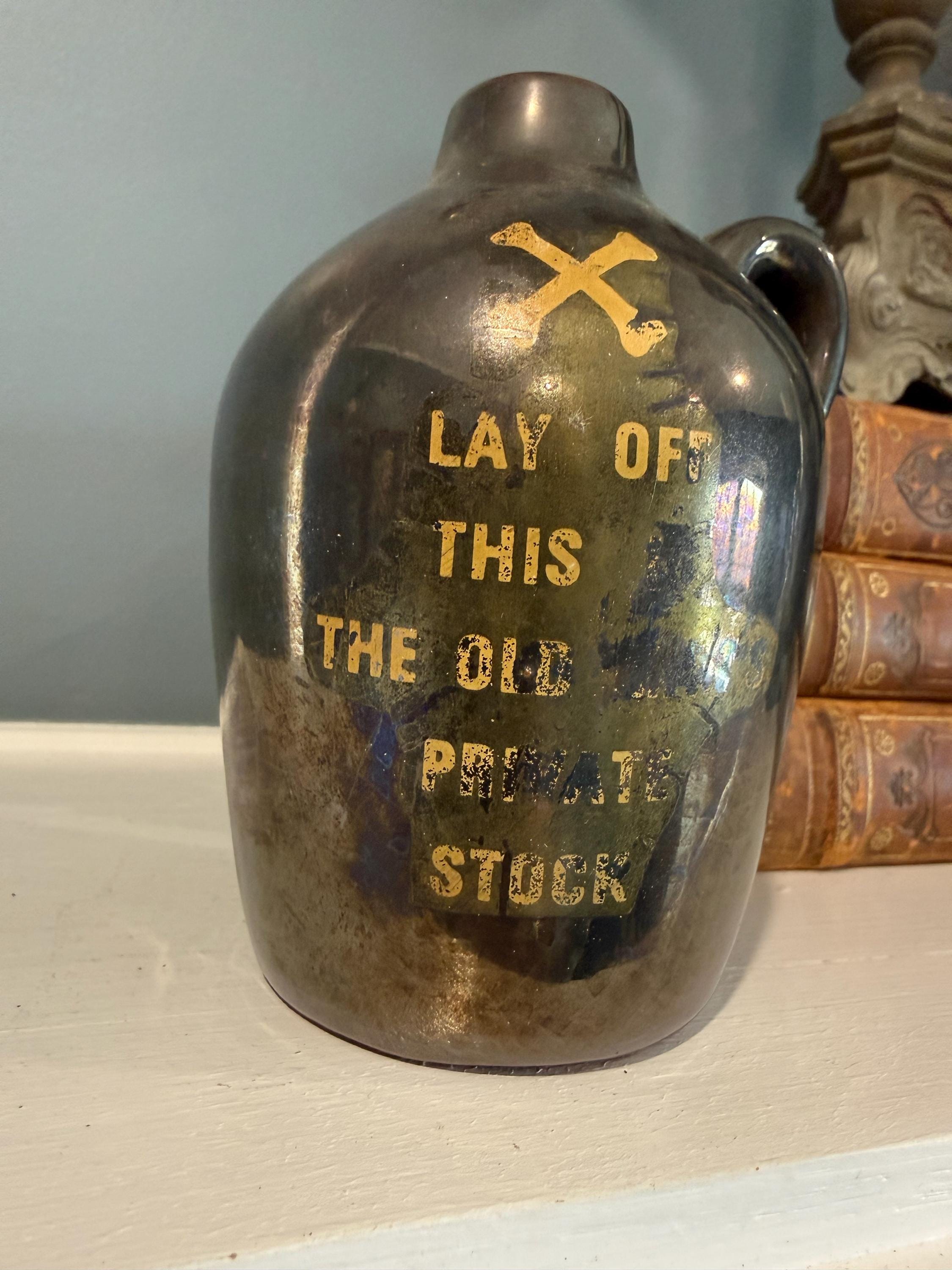 THE OLD MAN'S PRIVATE POISON 陶器ボトル Old Man Private Jug - Etsy