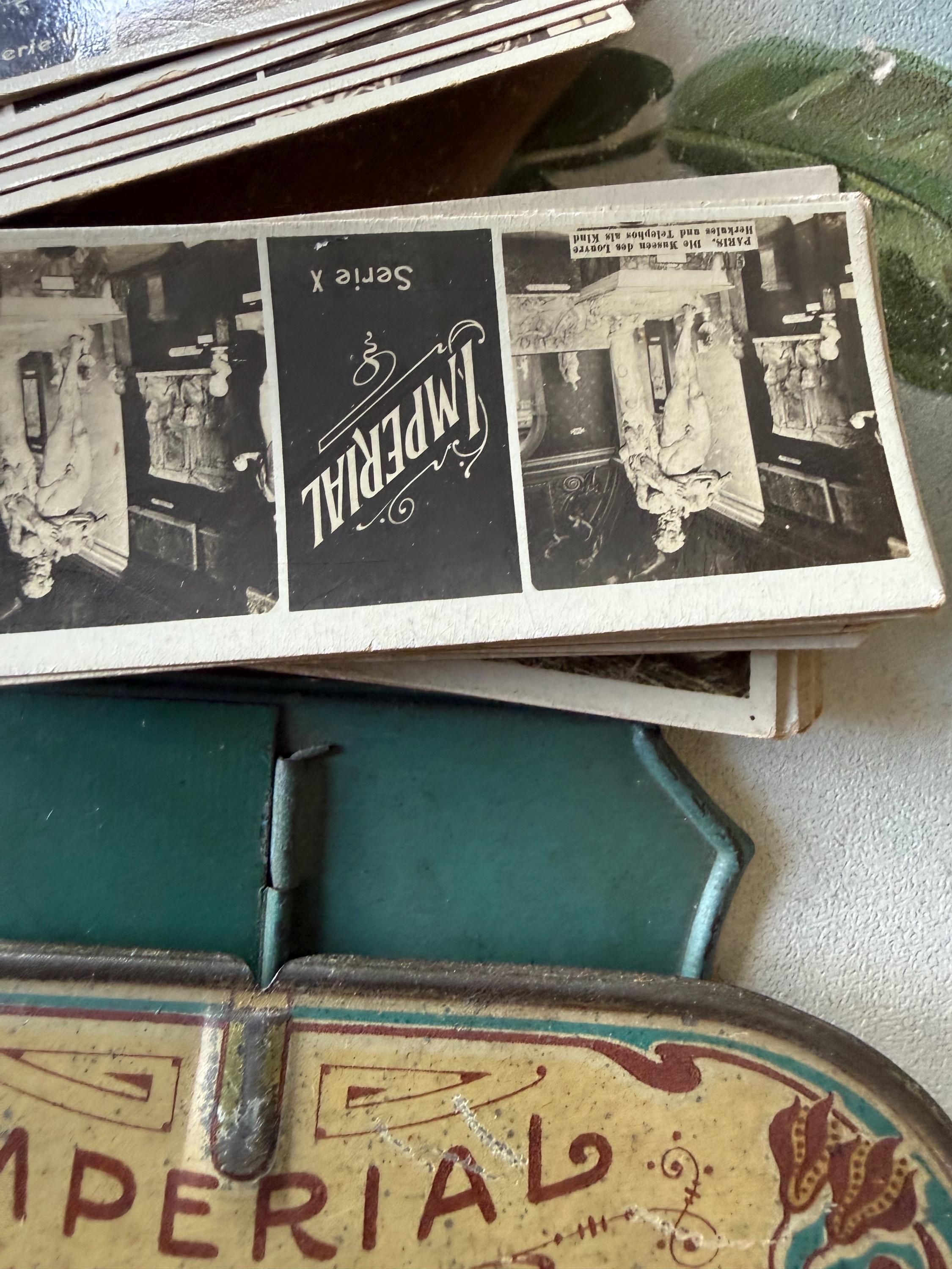 Rare Fun Antique Early 1900’s Lithographed Tin Imperial Rotograph ...