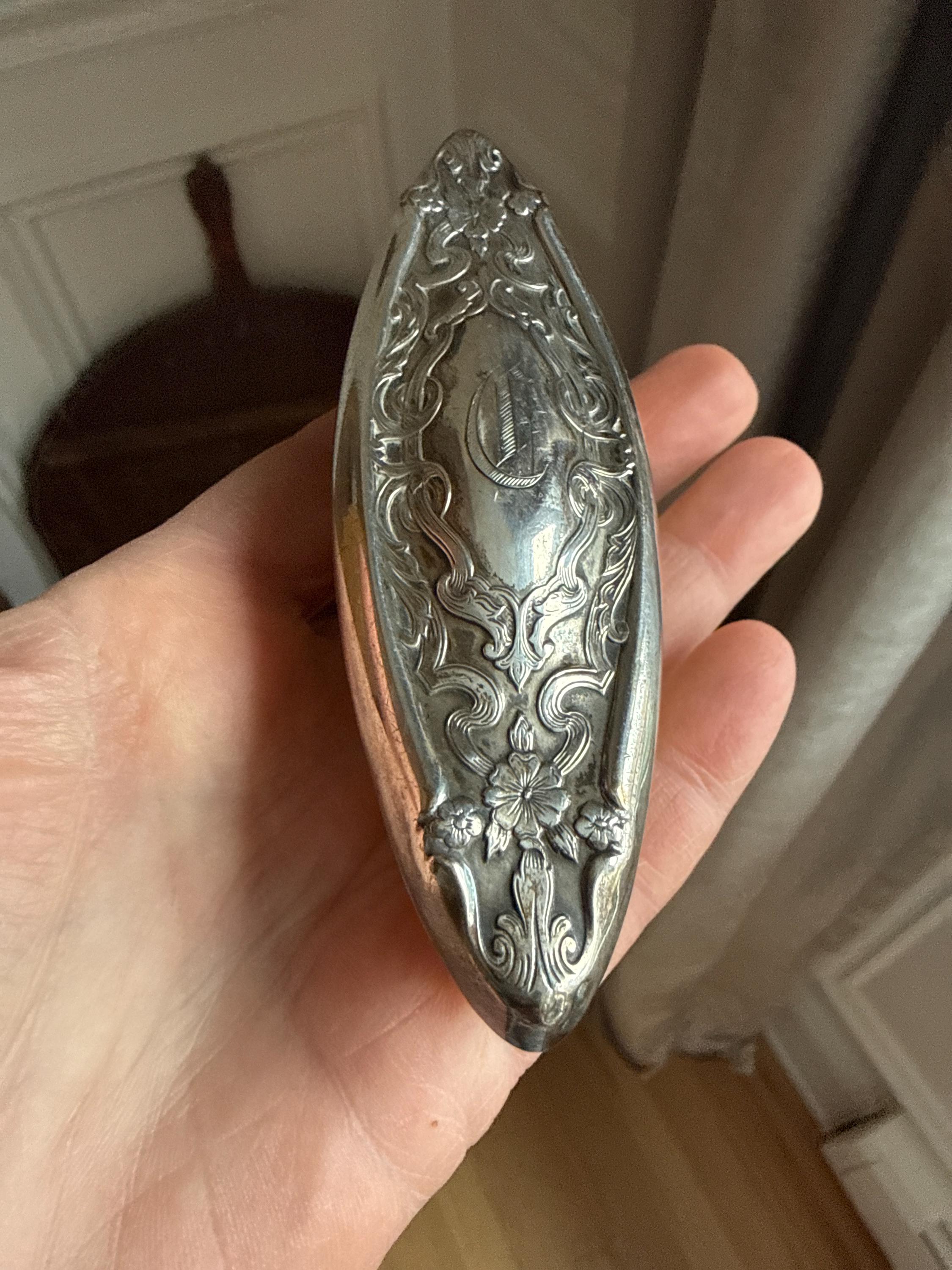 Rond De Serviette Argent Massif 925 - Birmingham 1932 - Art Déco - Signé Frederick Field