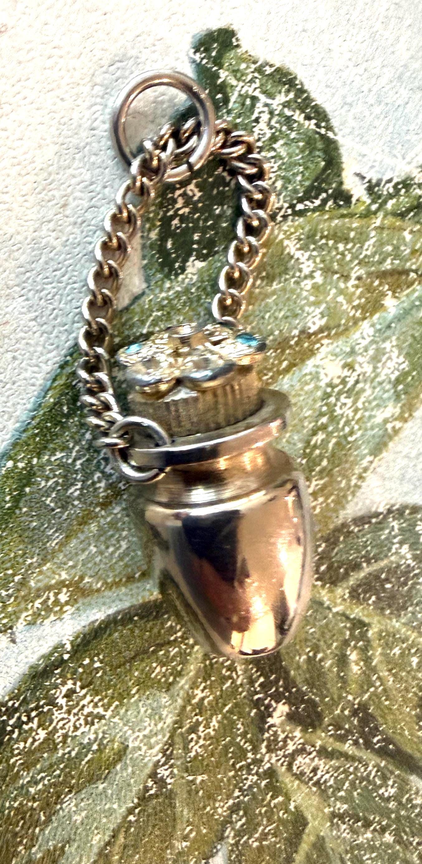 Mini Vintage Silver Perfume Bottle - Etsy