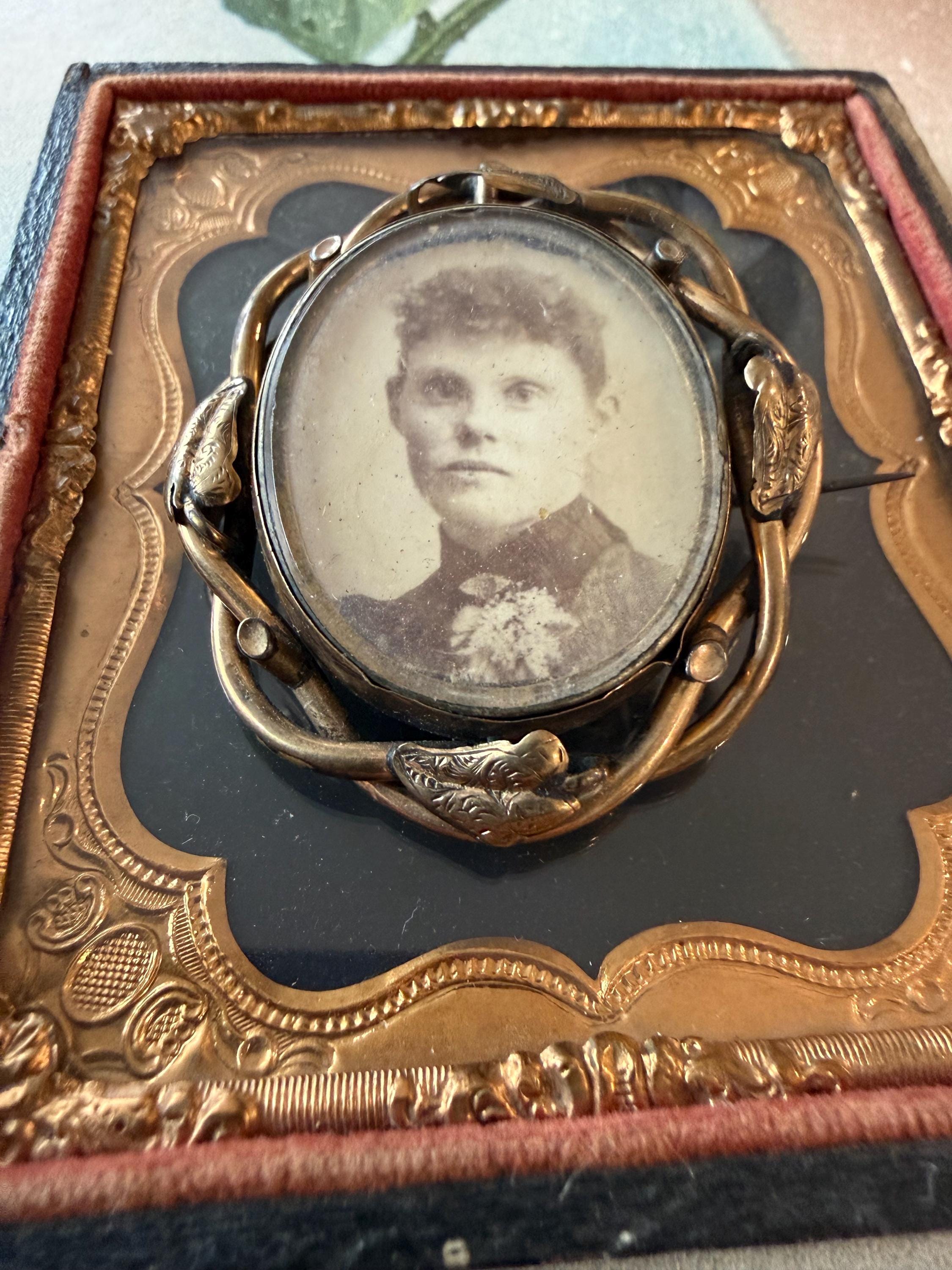 Broche Ancienne Porte Photo 1910-1920 - Antique French Brooch