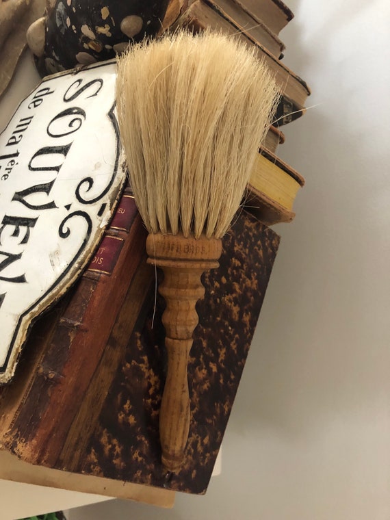 Antique Victorian Hat Brush Horsehair Beautiful W… - image 3