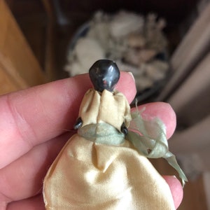 Rare Tiny Miniature Porcelain Doll Dollhouse Baby Doll