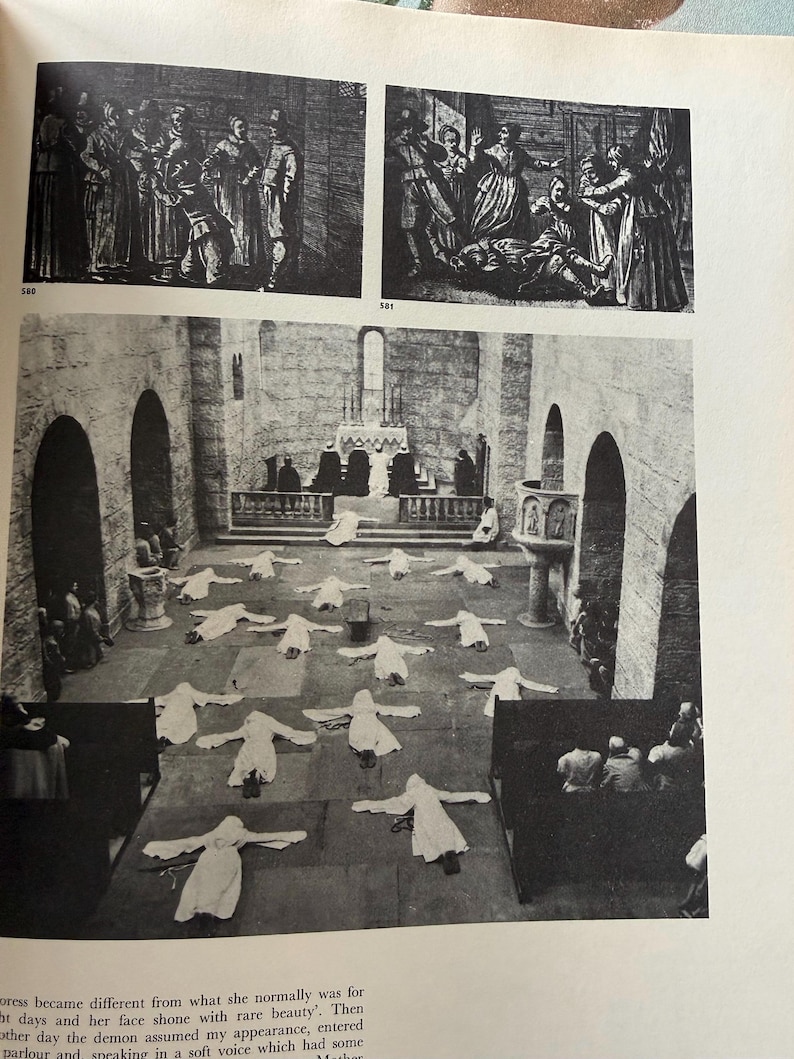 Libro antiguo: Una historia ilustrada de la magia y lo sobrenatural, de Maurice Bessy, fechado en 1964. Decoración de Halloween. imagen 14