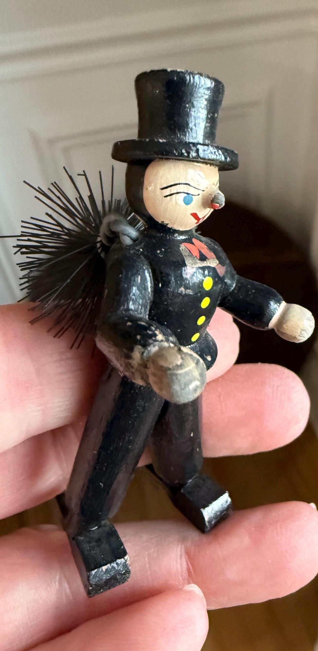 chimney sweep ヨーロッパ ヴィンテージ 木製フィギュア 置物 chimney