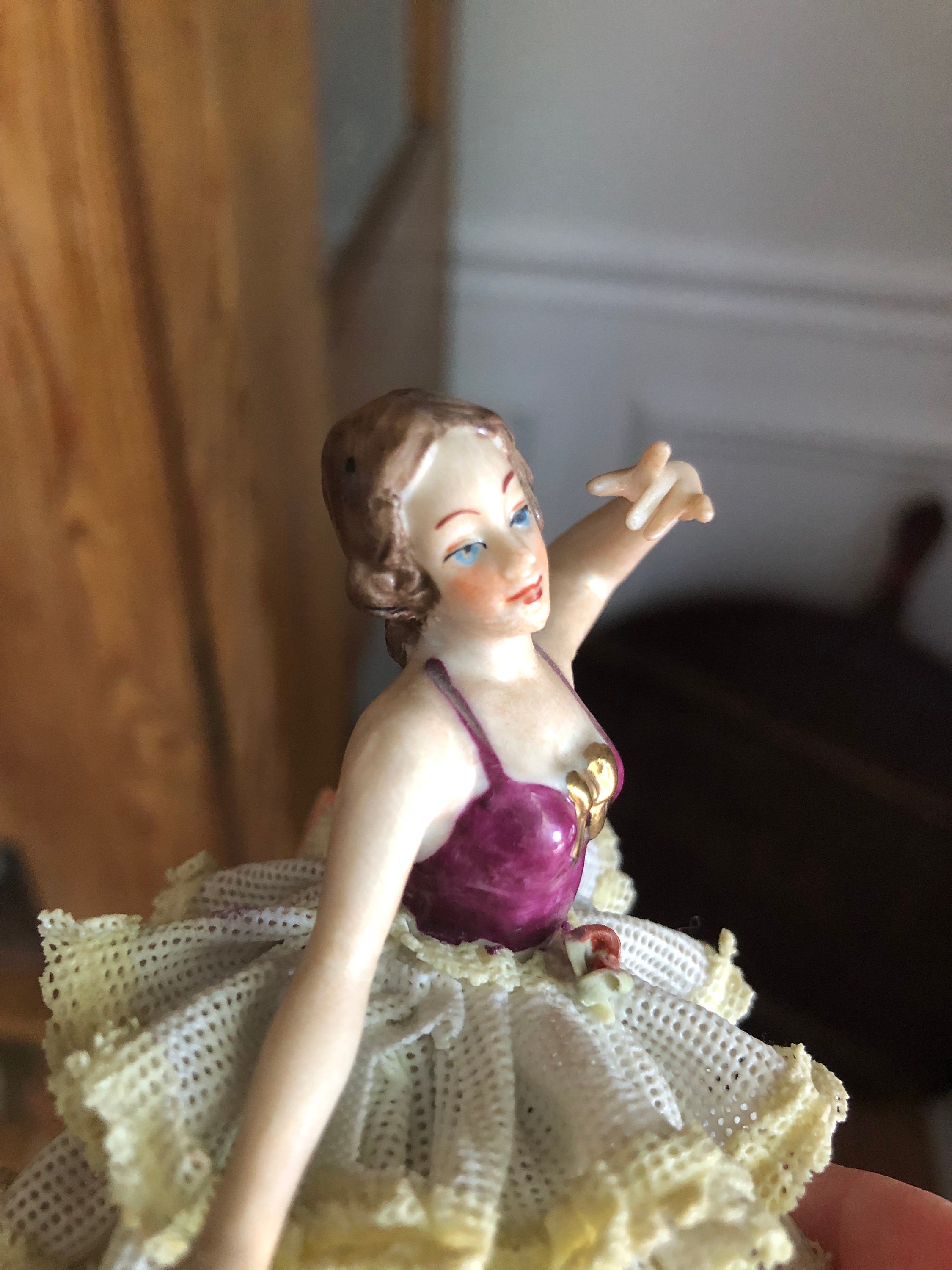 Irish Dresden Porcelain Figurine - Etsy
