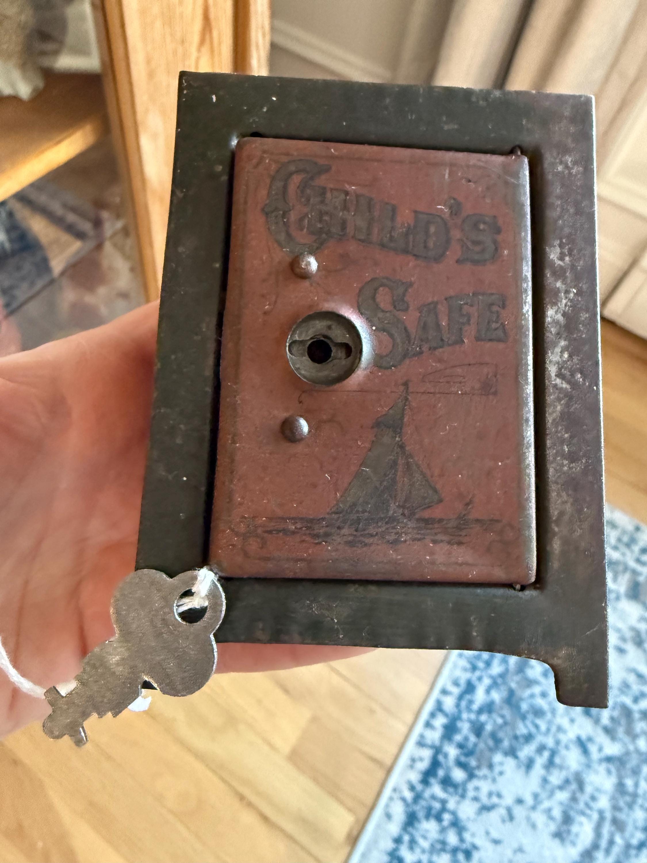 Vintage Safe Bank Toy - Etsy