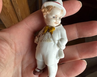 Hertwig Bisque Bonnet Head Doll - Etsy