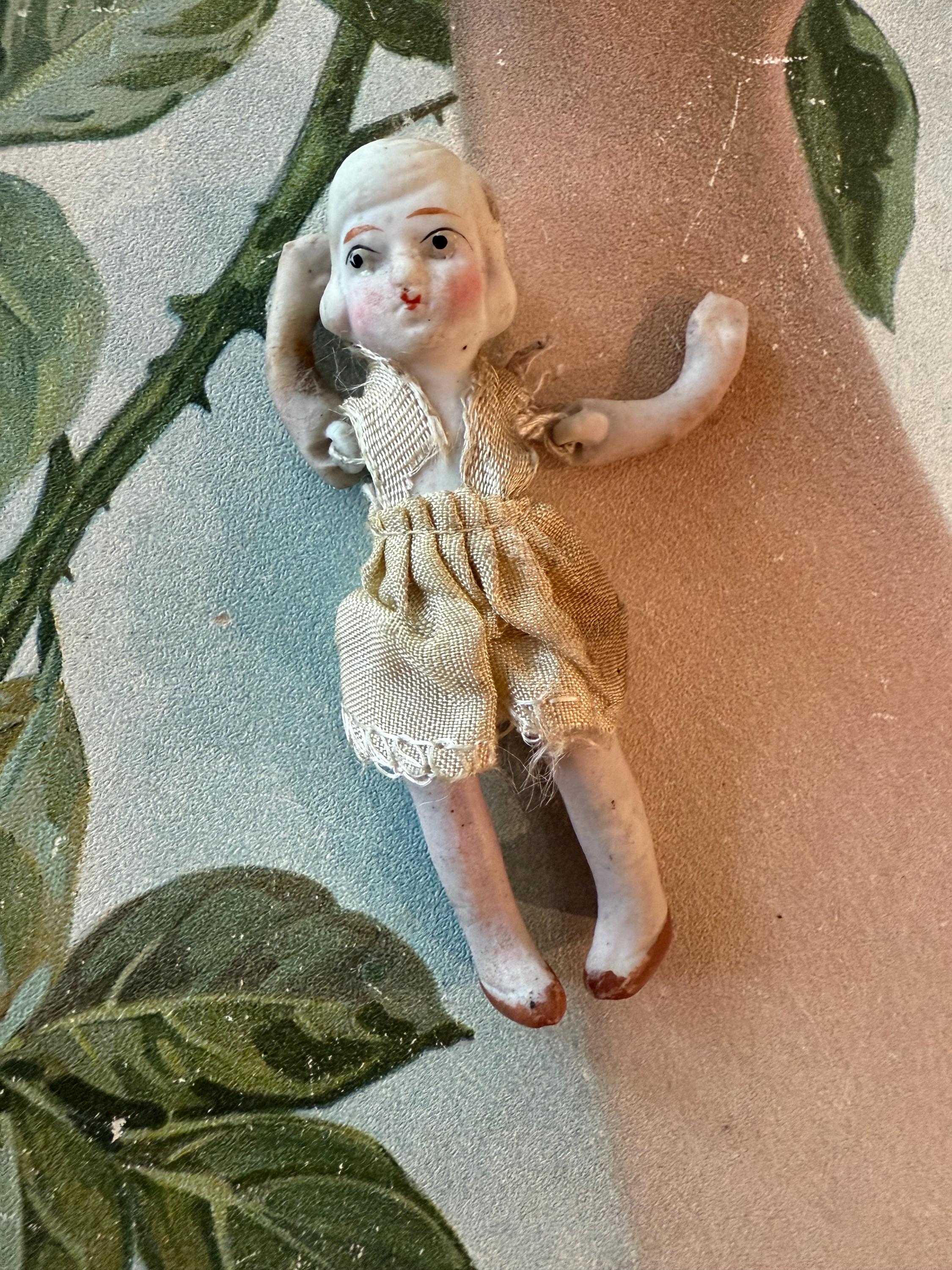 Vintage Tiny Bisque Doll Made in Japan - Etsy
