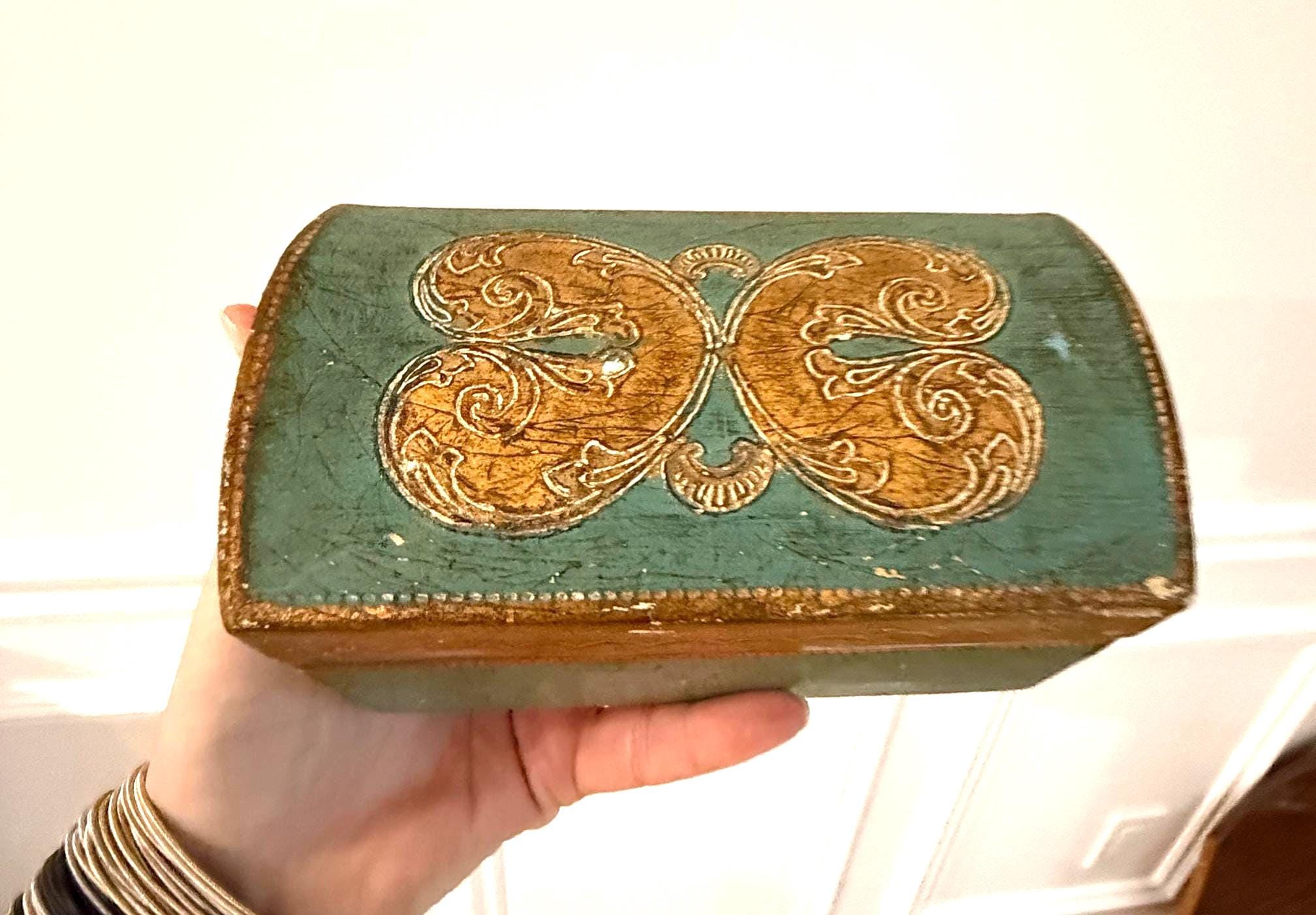 Vintage Italian Florentine Box - Etsy
