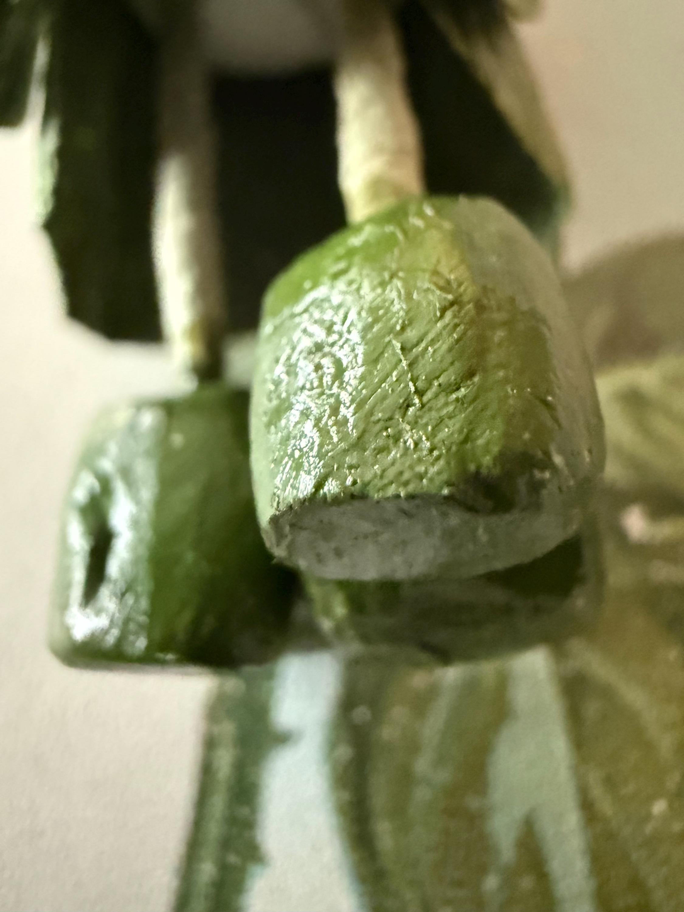 Vintage Crepe Radish Figure Anthropomorphic Figure Super Cute Decor ...