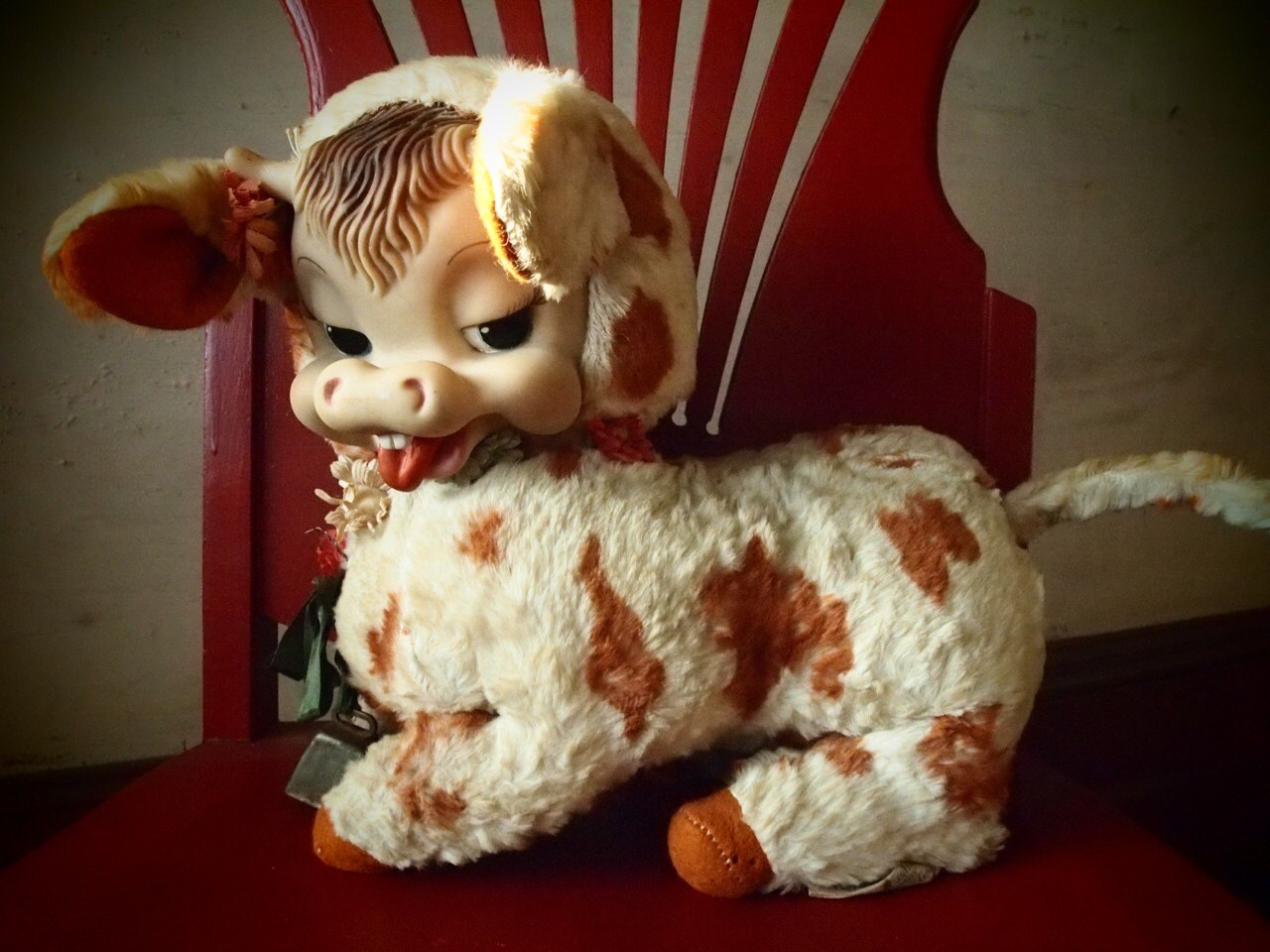 Vintage rushton elsie the cow stuffed animal Etsy