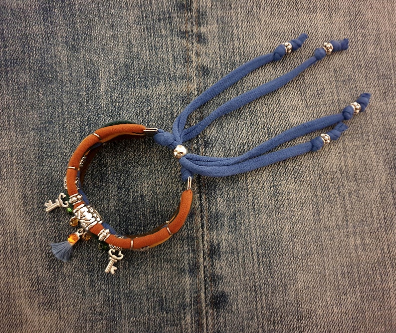 Key Charm Bracelet Bohemian Bracelet for Women Festival Etsy