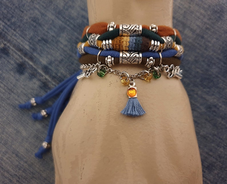 Key Charm Bracelet Bohemian Bracelet for Women Festival Etsy