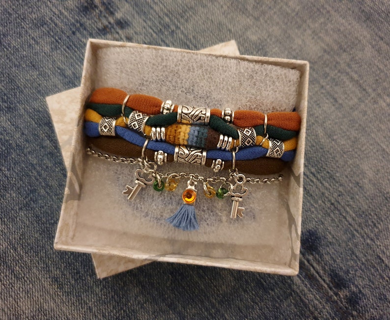 Key Charm Bracelet Bohemian Bracelet for Women Festival Etsy