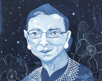 Ruth Bader Ginsberg (original painting)