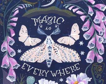 Magic Is Everywhere Art Print 11x14