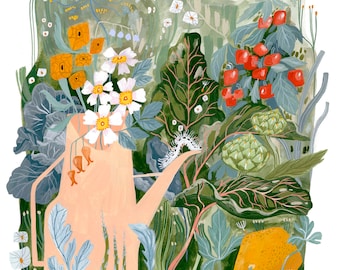 Lush Garden Art Print