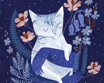 Cat Universe Art Print