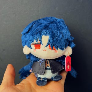 Blade Plushie and Keychain, Honkai Star Rail Plushie, HSR plush toy for backpacks, key charm, Blade chibi plush doll, birthday gift,