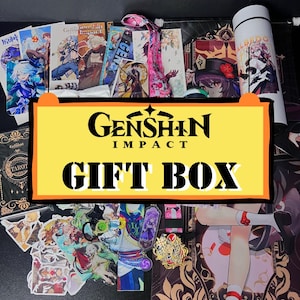 GENSHIN IMPECT Surprise Box, Individuell kuratierte Genshin Auswirkungen Blind Tasche, Geburtstagsgeschenk für Genshin Auswirkungen Fans, Gamer und Anime-Liebhaber, Geschenk