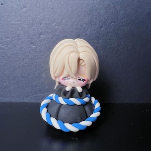 Honkai Star Rail Aventurine Clay Figurine, Handmade Chibi honkai stair rail Aventurine Clay Doll, Custom made HSR collectible Figurines, hsr
