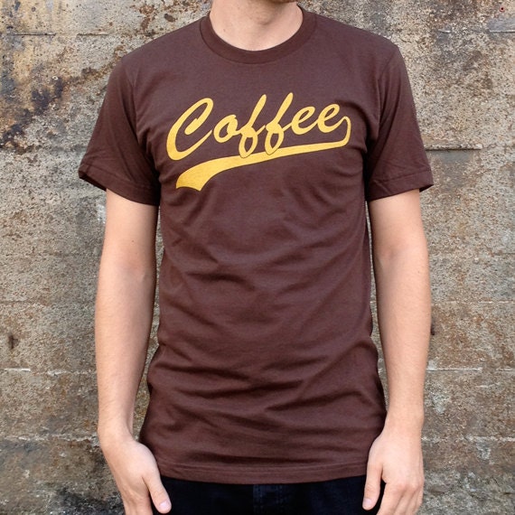 American Apparel Brown Tee | Etsy 