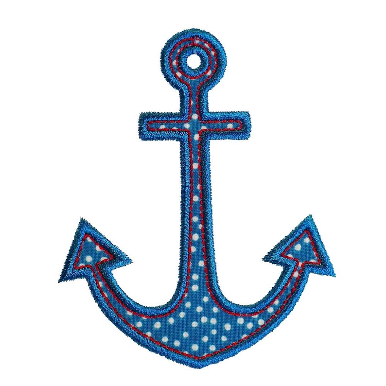 Anchors Aweigh Appliques Machine Embroidery Designs Applique Pattern in 4 sizes 4 6 and 7 5